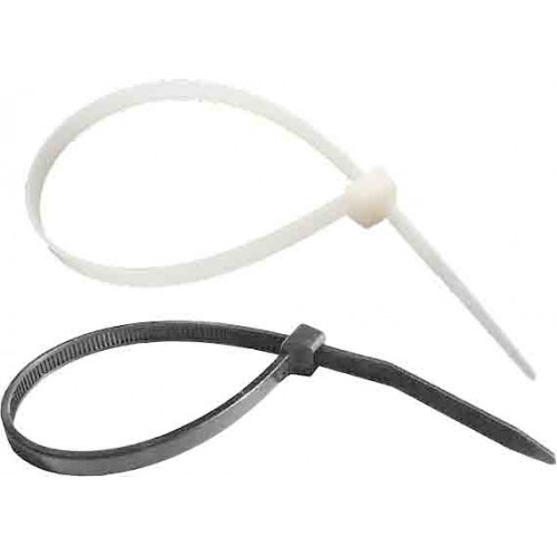 Хомут (стяжка) пластиковий кабельний 5х500 білий (100 шт)